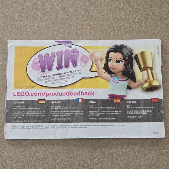 LEGO Friends 41127 Amusement Park Arcade 100% Complete Set w/ Manual & Mini Doll - Picture 11 of 13